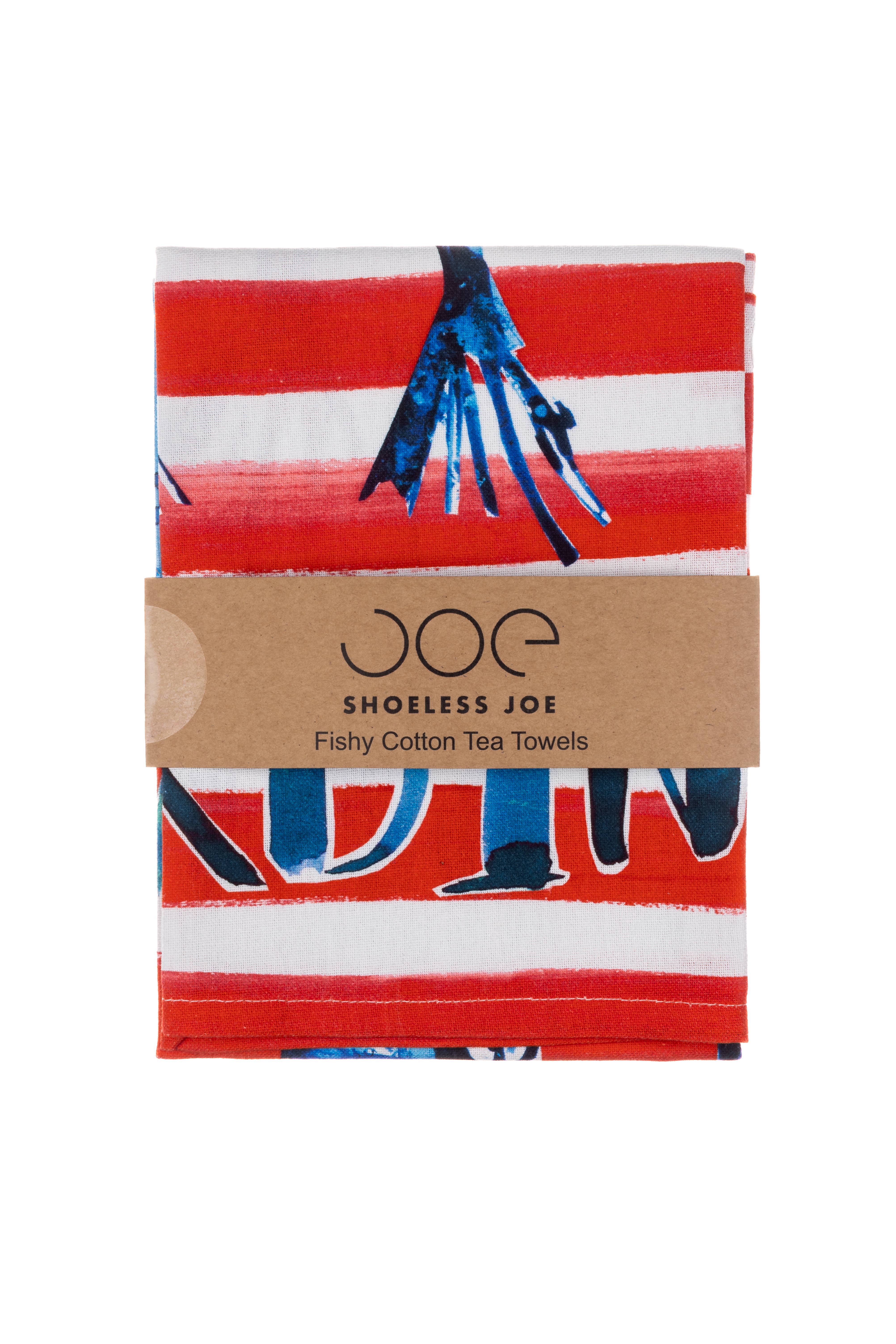 Shoeless Joe Ltd - Wholesale Tea Towel - Sardines T-Towel1