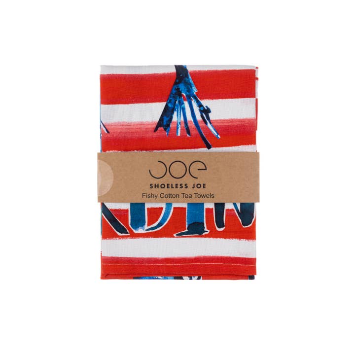 Shoeless Joe Ltd - Wholesale Tea Towel - Sardines T-Towel1