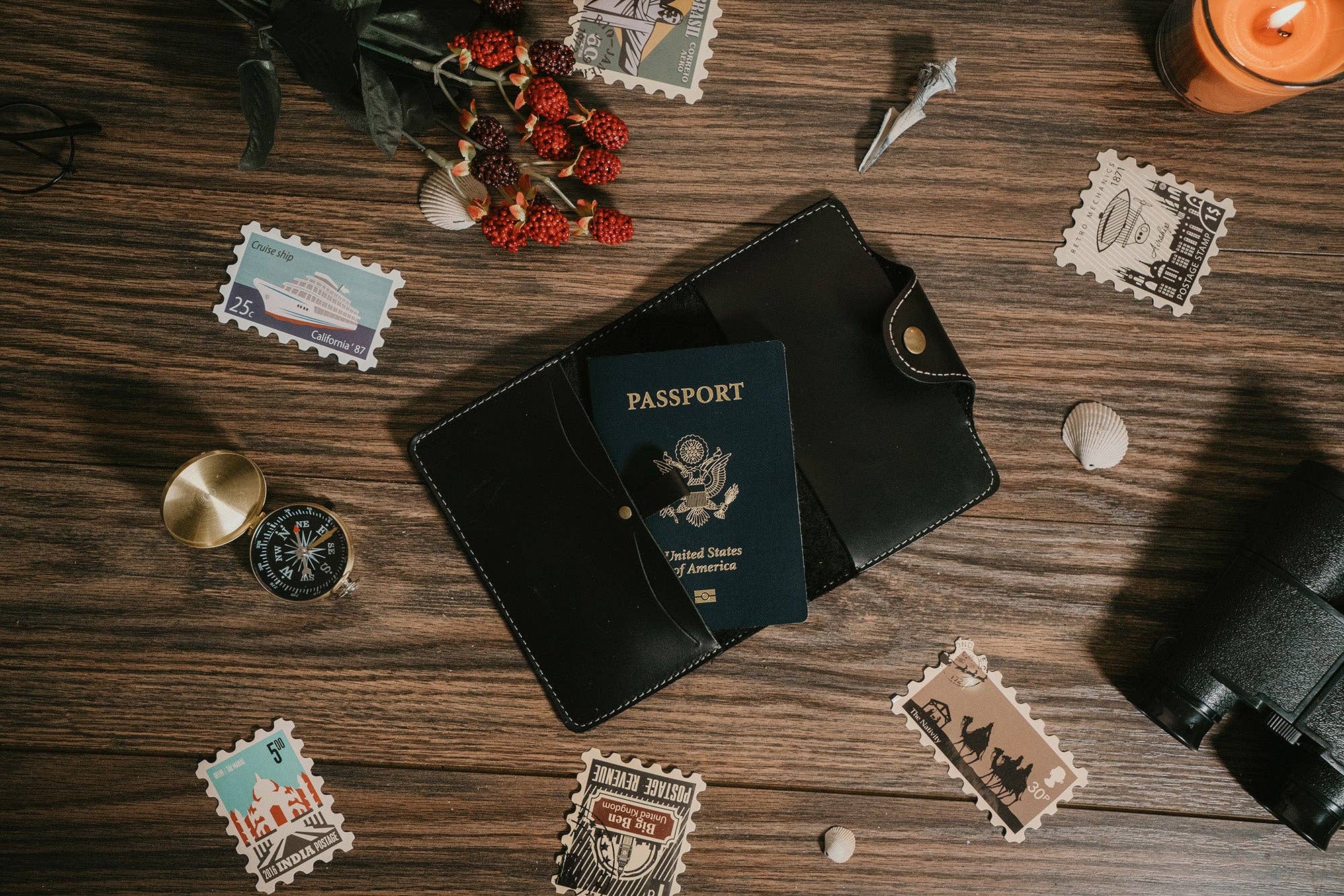 VELLAIRE - Vente Étui/housse pour passeport – unisexe - Couverture de passeport - LB10