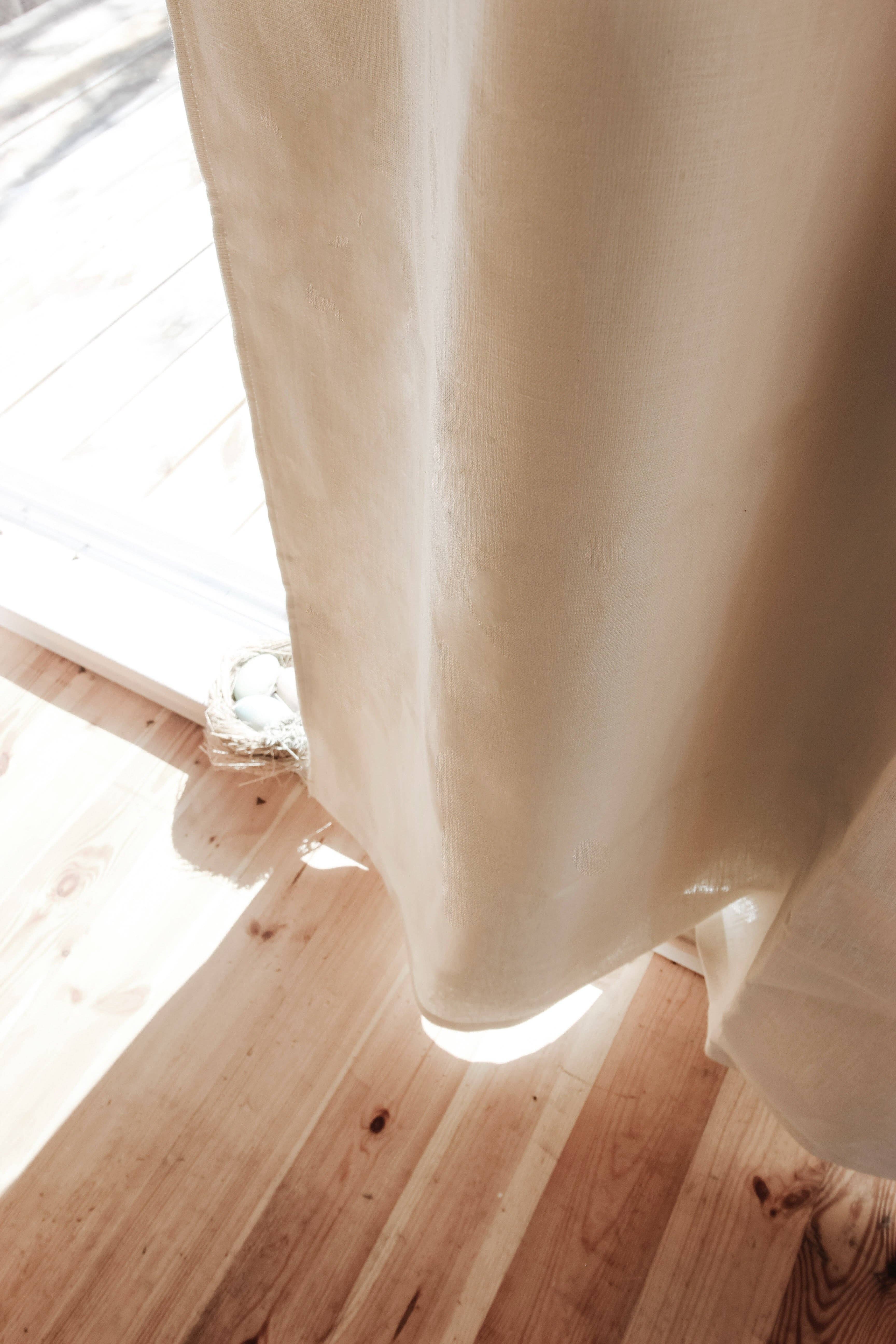 LinenQ – wholesale Curtain – Tab top linen curtains with Blackout lining8