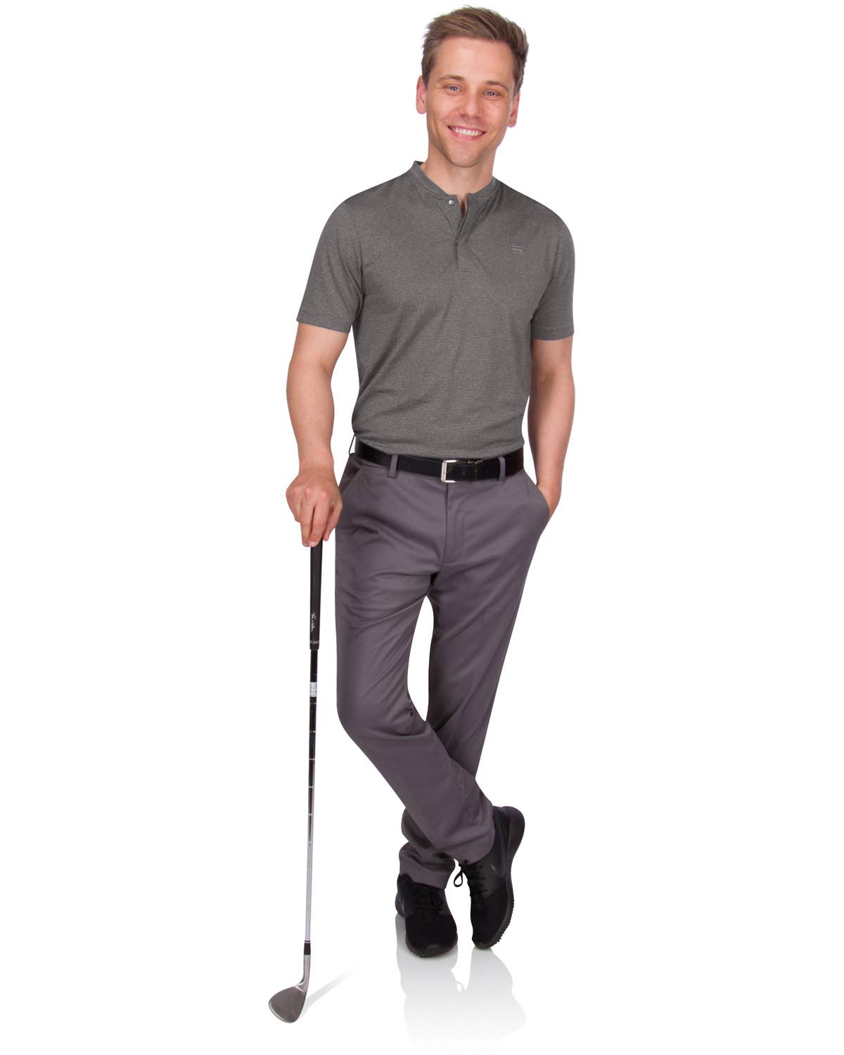 Three Sixty Six - Venta al por mayor Polo - Hombre - Camisas de golf sin cuello para hombre, de secado rápido, elásticas en 4 direcciones7