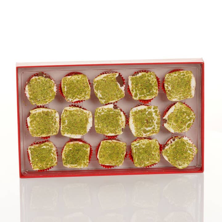 BAKLAVA LOKUM TURC AUX DÉLICES AVEC CHOCOLAT ET PISTACHE 15 PACK pour la vente par Brands Store