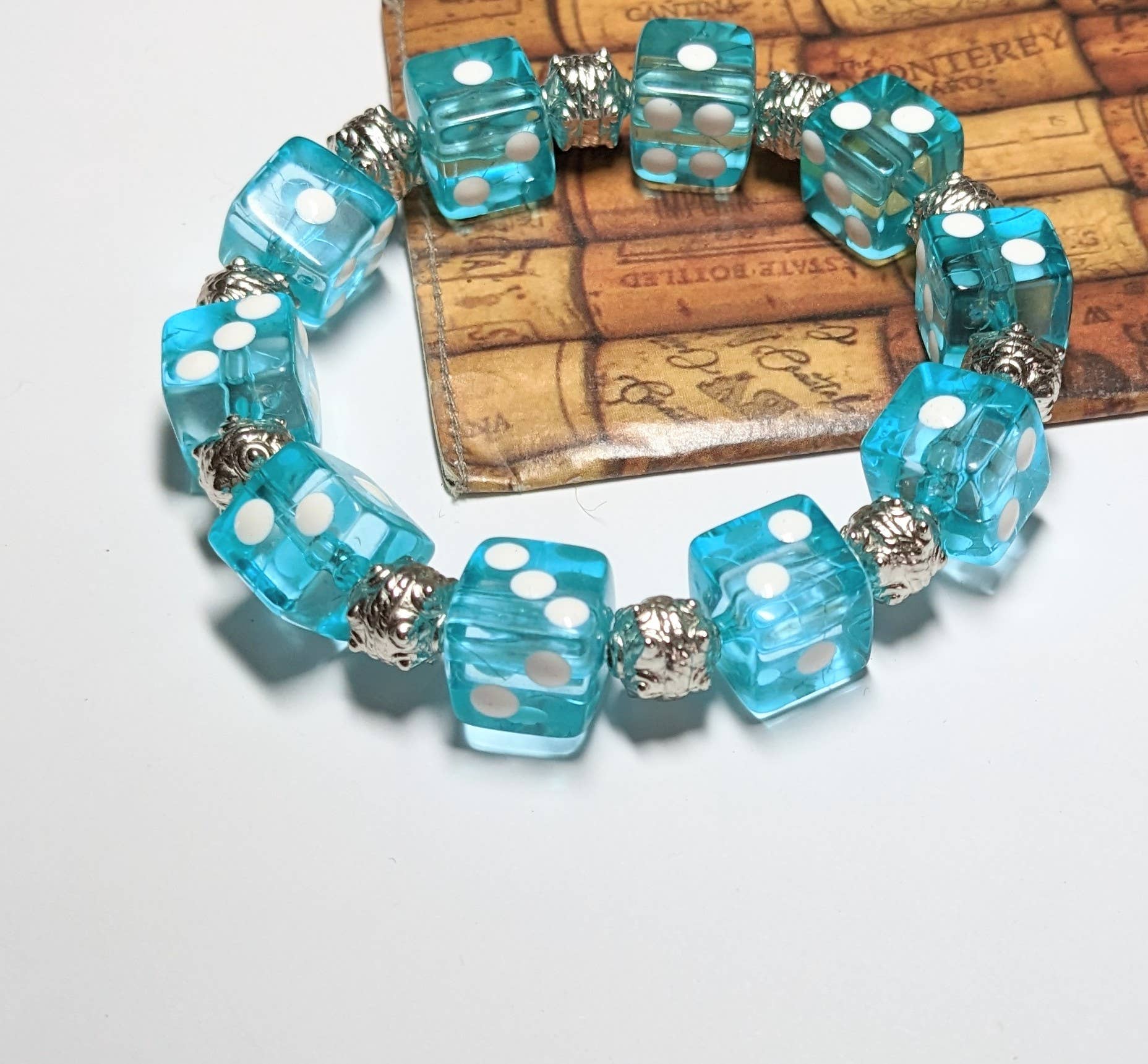 Fiona Accessories - Wholesale Beaded Bracelet - Dice Bunco Beaded Bracelet, Casino Game Night Gift Shop Idea13