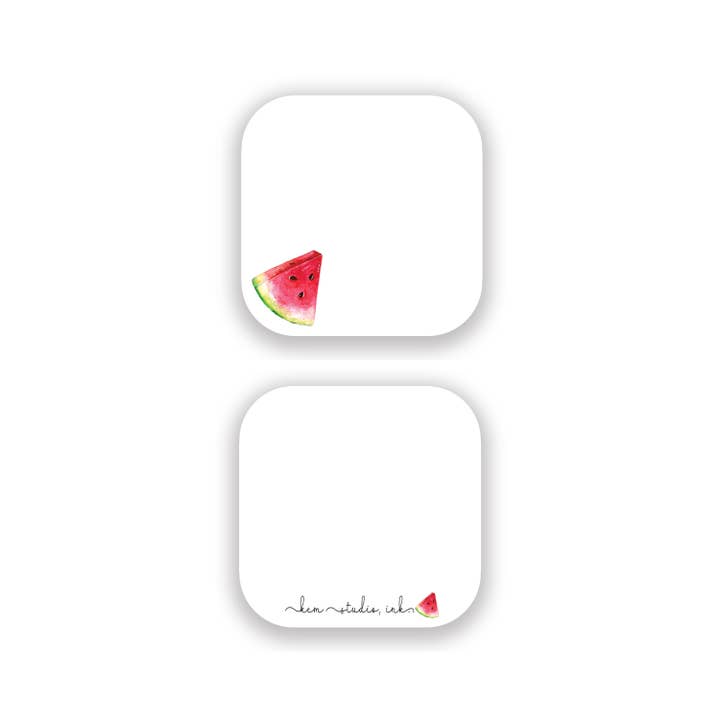 Pocket Squares™ 10 Notecards - Watermelon Slice for wholesale by kcm studio, ink.