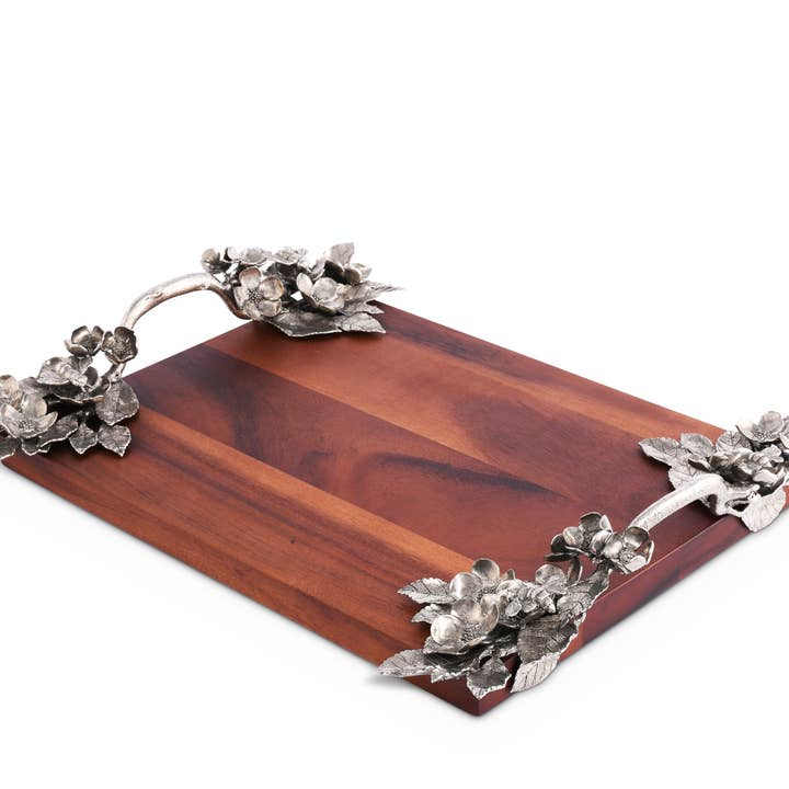 Bee and Flower Serving Tray for wholesale by Vagabond House