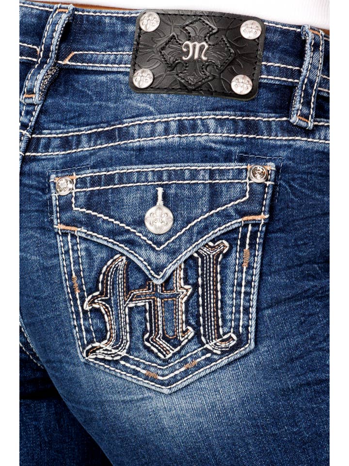 Miss Me - Wholesale Jeans - Women's - M9479W3L- 34 IN MID RISE WIDE LEG JEANS3