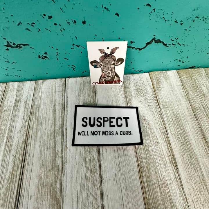 Crazy Heifers Wholesale - Wholesale Patch - DTF Patches Suspect-Iron on: Custom Option Available5