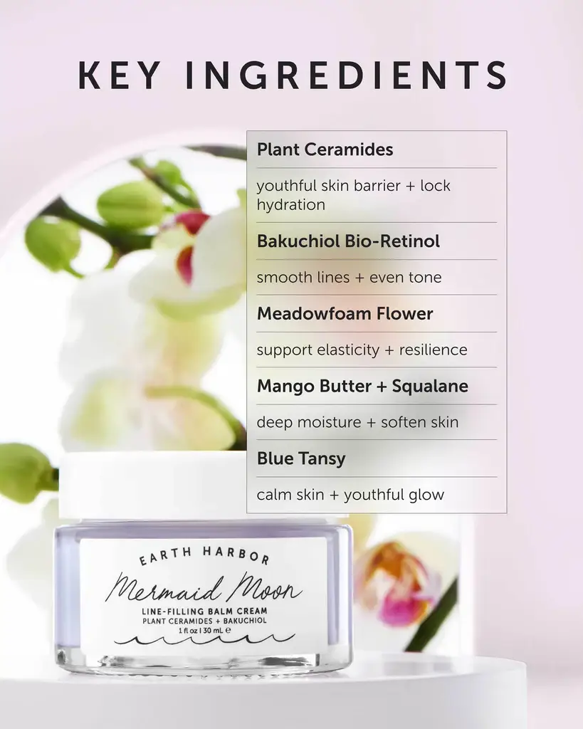 Earth Harbor Naturals - Wholesale Night Cream - MERMAID MOON Line-Filling Balm Cream3