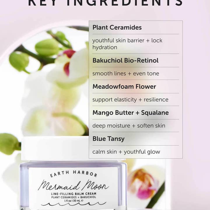 Earth Harbor Naturals - Wholesale Night Cream - MERMAID MOON Line-Filling Balm Cream3