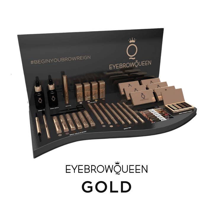 Gold Trade Package (PRODUCT ONLY PACKAGE - NO UNIT) for wholesale by EyebrowQueen