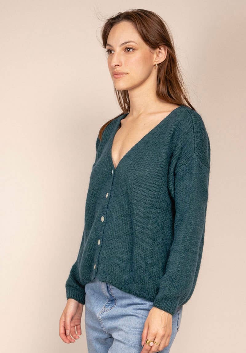 LINEN & COTTON HOUSE – Großhandel Jacke – Damen – 8561 JACKE AUS MOHAIRWOLLE, HERGESTELLT IN ITALIEN24