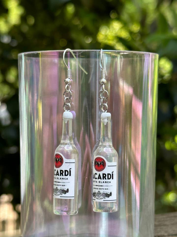 Likeur Oorbellen – Mini Rumfles Ontwerp voor Gedurfd, Leuk voor wholesale door Arcfo Jewelry