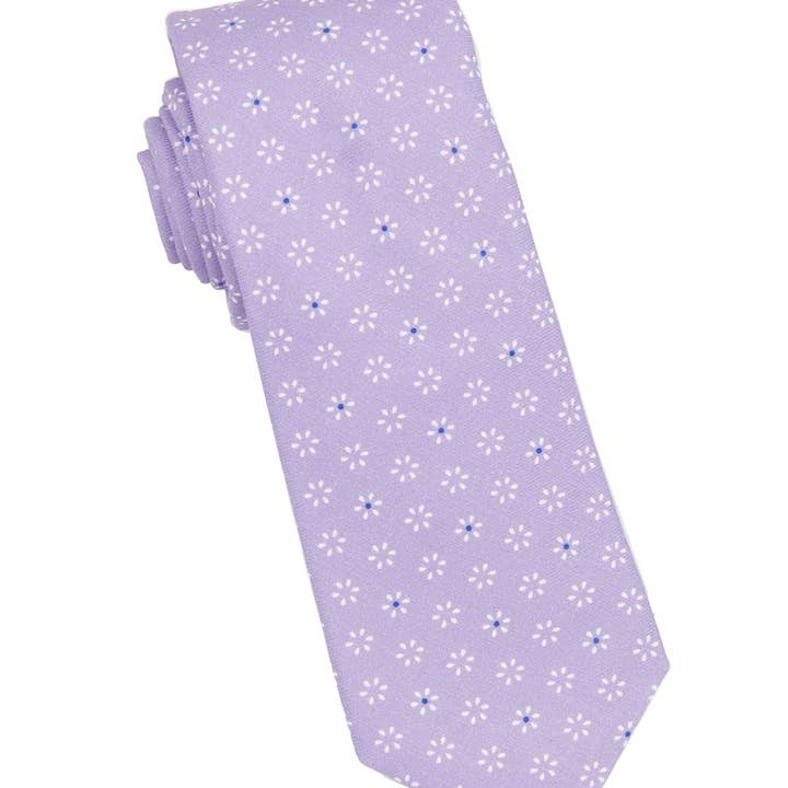 GEO FLOWER NECKTIE for wholesale by Brooklyn Brigade