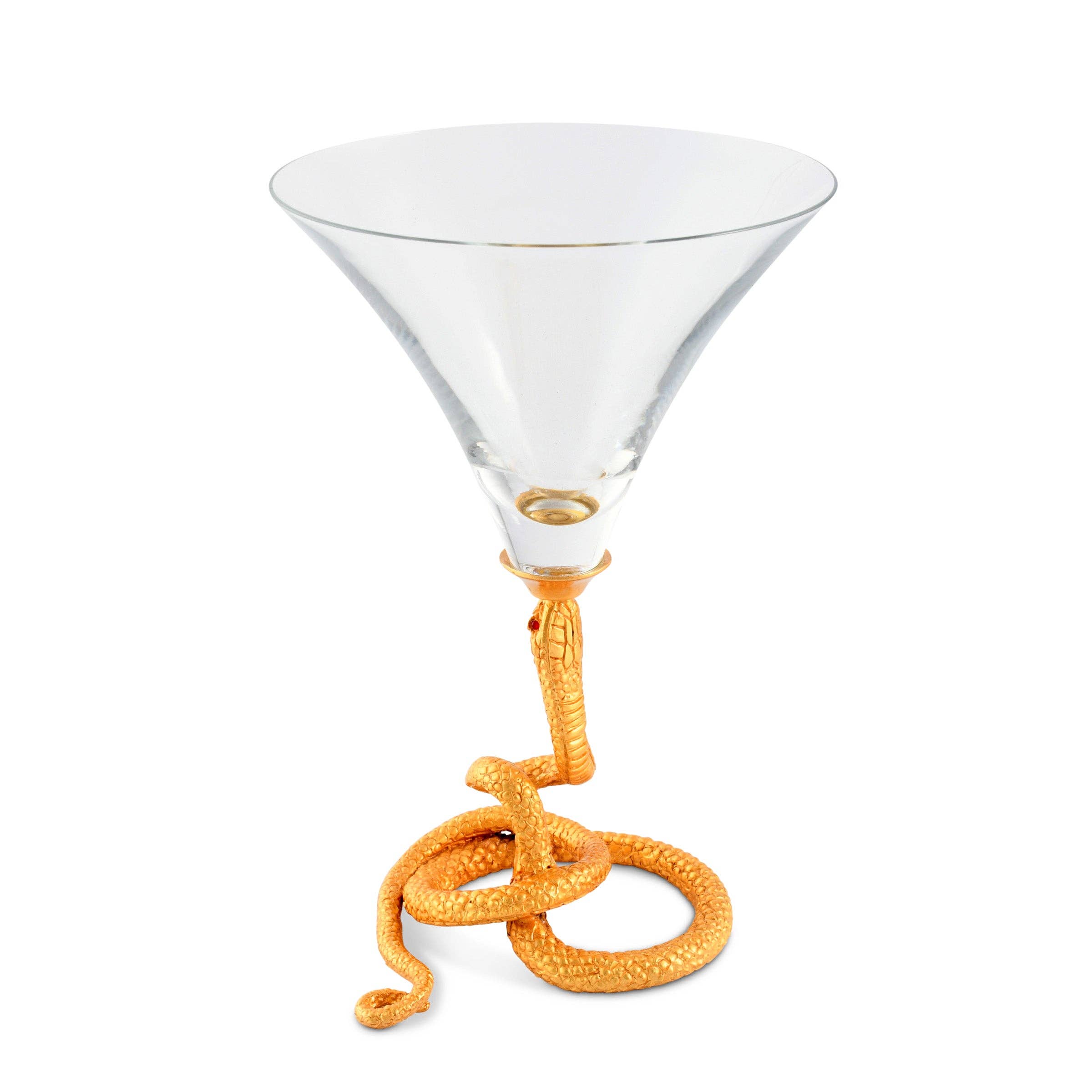 Vagabond House - Wholesale Cocktail/Liquor Glass - Snake Cocktail / Martini Glass2