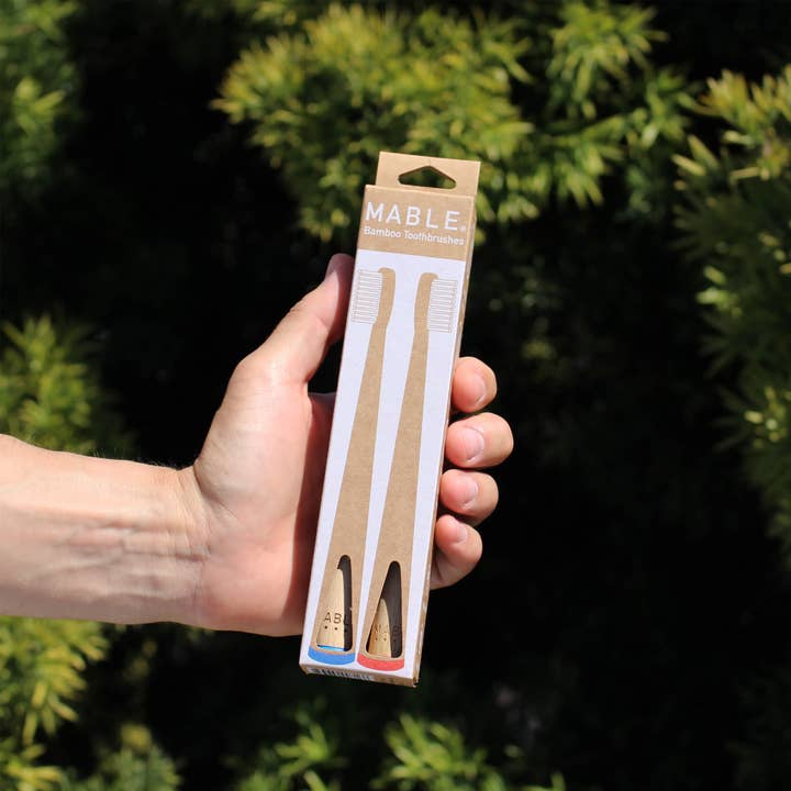 MABLE - Vente Brosses à dents - MABLE Lot de deux brosses à dents en bambou3