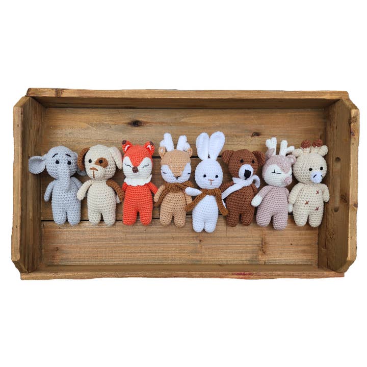 OLIVE & CRADLE – Engroshandel Plyslegetøj - Børn og baby – Mini hæklede dyr7