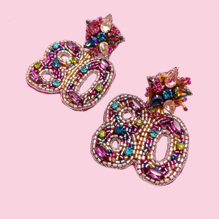 #80 Birthday Earring (Mix & Match Any 10 or More Pairs) for wholesale by Camel Threads