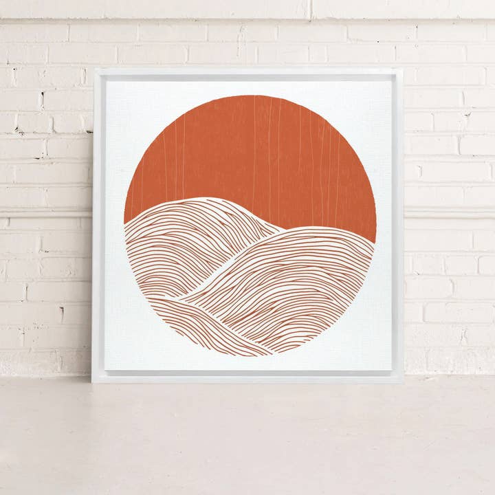 Oleka Canvas - Wholesale Art Print - EARTH WAVES, Oeuvre sur toile étiré