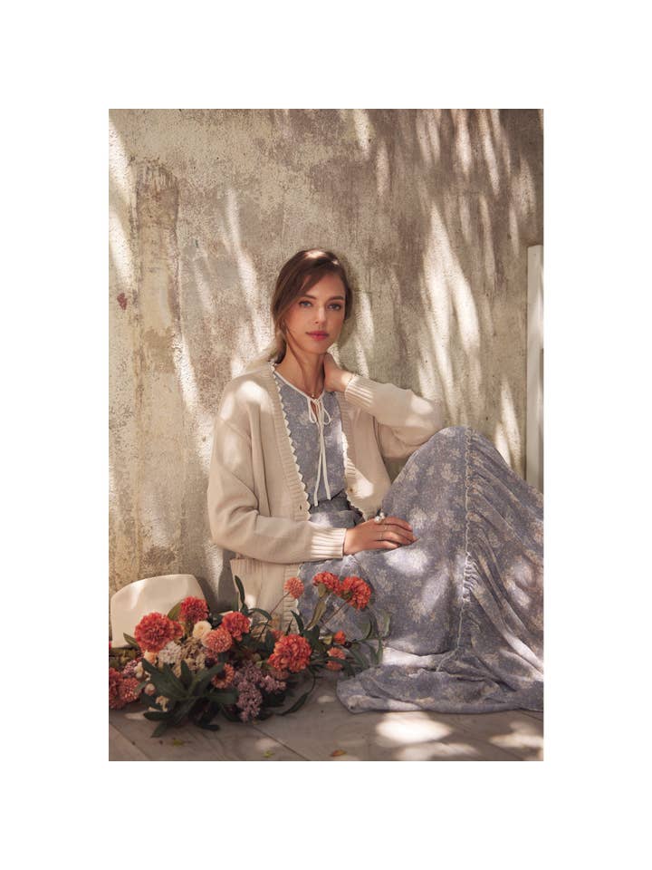 in february - Wholesale Dress - Women's - DELICATE ROMANTIC SHEER FLORAL MAXI DRESS11