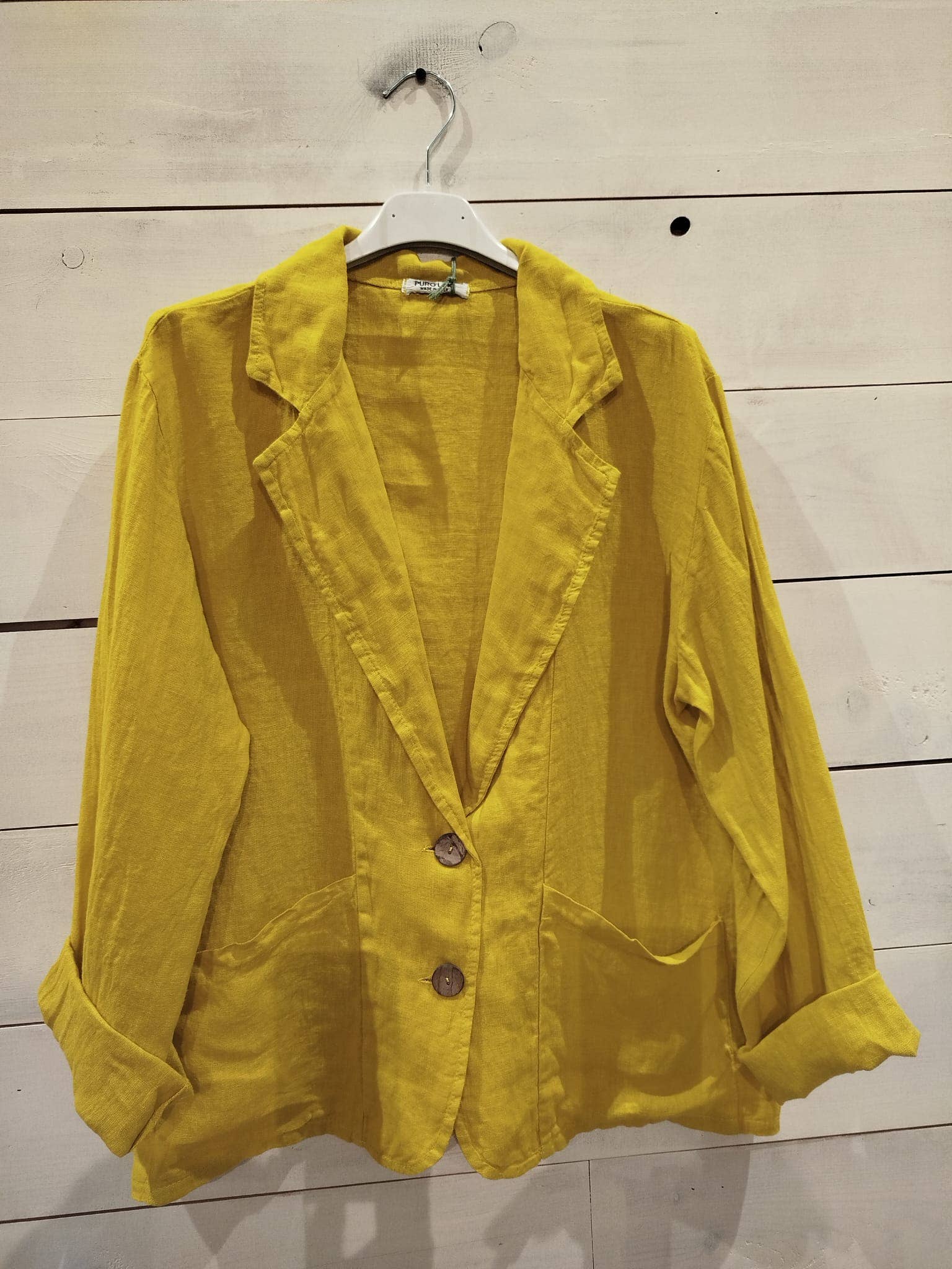 Linos y Textiles - Wholesale Blazer - Women's - REF-17762 V-neck shirt 100% linen0