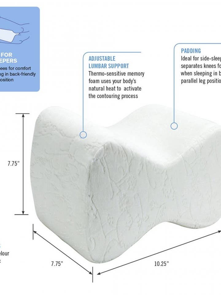 Coussin d'espacement pour jambes en mousse viscoélastique OBUSFORME pour la vente par Relaxacare