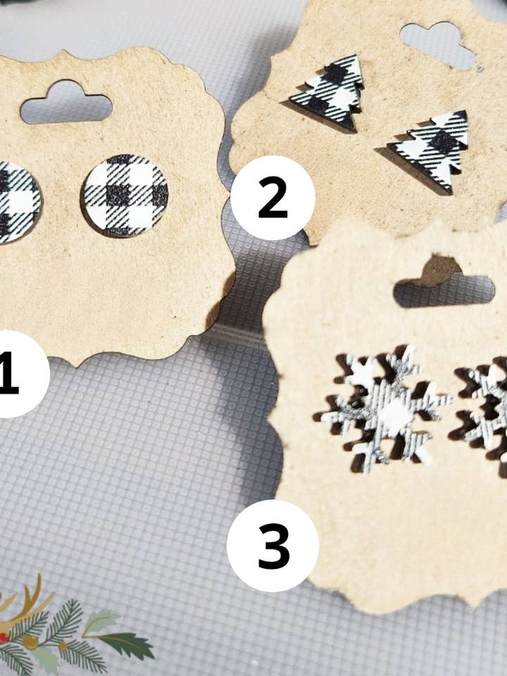 Holiday Earrings for wholesale by Three Little Birds LLC