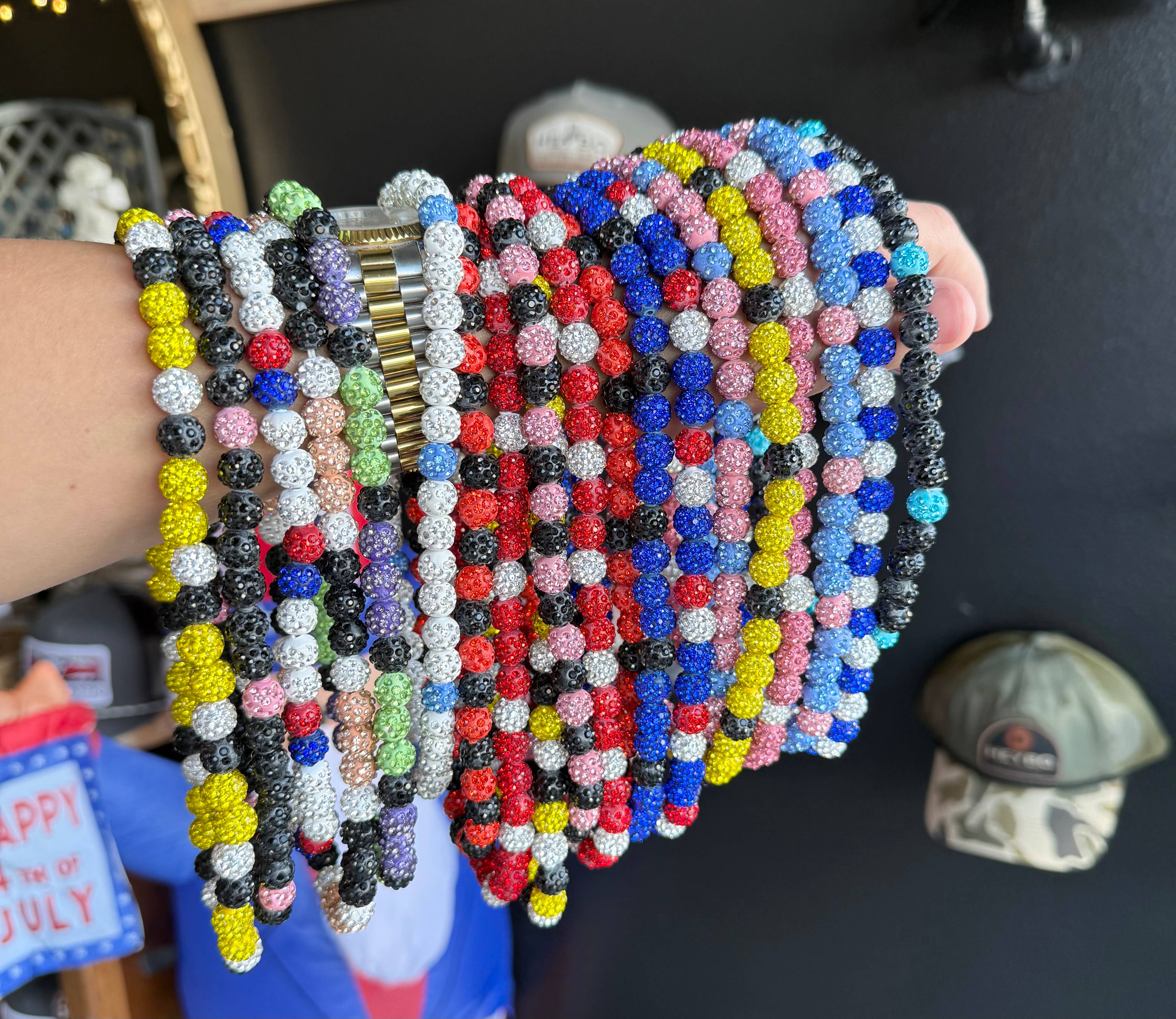 BSBL DRIP - Wholesale Beaded/Pearl Necklace - Baseball Bling Necklace0