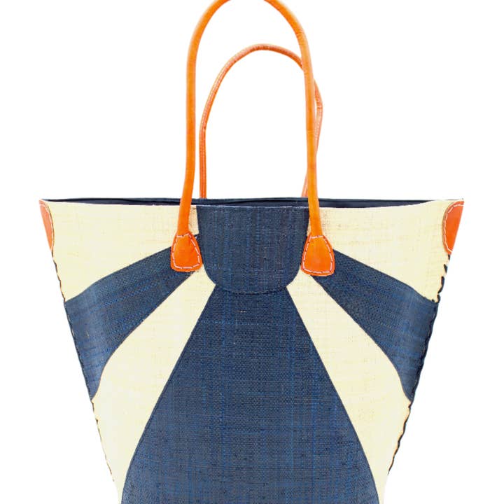 Shebobo - Wholesale Tote Bag - Women's - Sunburst Large Straw Tote Bag