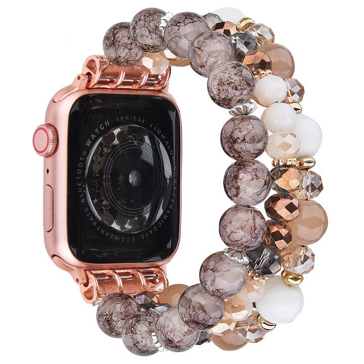 ShopTrendsNow - Wholesale Watch band/strap – Women's - Beaded Apple Watch Elastic Bracelet Band9