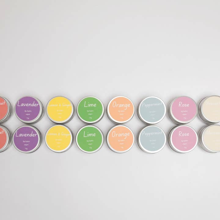 Natural vegan lip balm for wholesale by Freedom Cosmetics