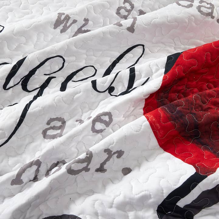 Duke Imports - Wholesale Throw Blanket - "Cardinals Appear" Inspirational Quilted Throw 50"x60"1