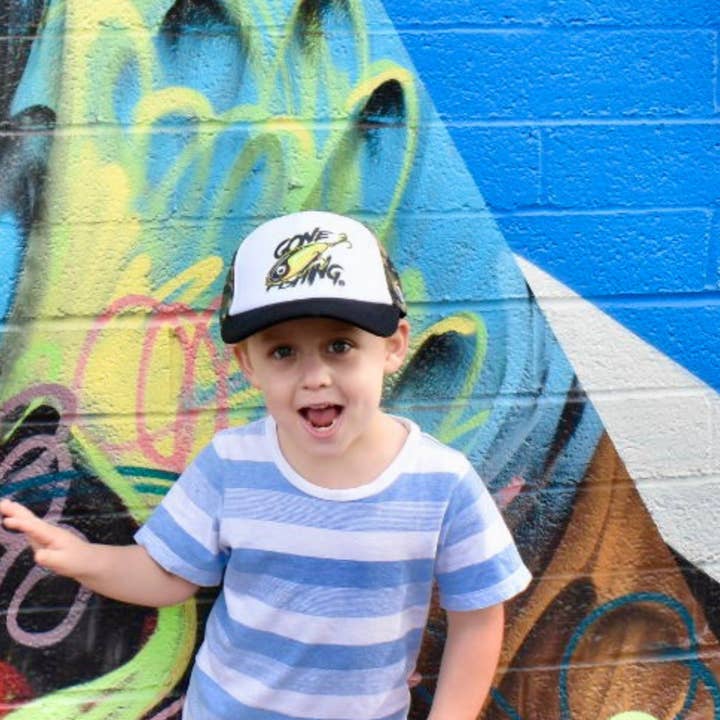 GROM SQUAD - Vente Chapeau – enfant - Casquette Trucker Enfants Gone Fishing3