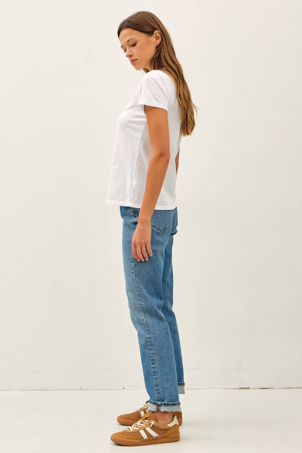 Be Cool - Wholesale T-Shirt - Women's - NEW COLOR-GARMENT DYED COTTON SLUB TEE1