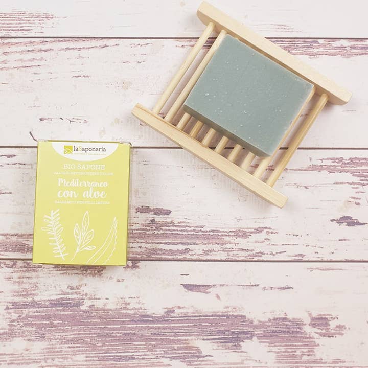 La Saponaria - Wholesale Bar Soap - Mediterranean Soap with Aloe (100 gr)1