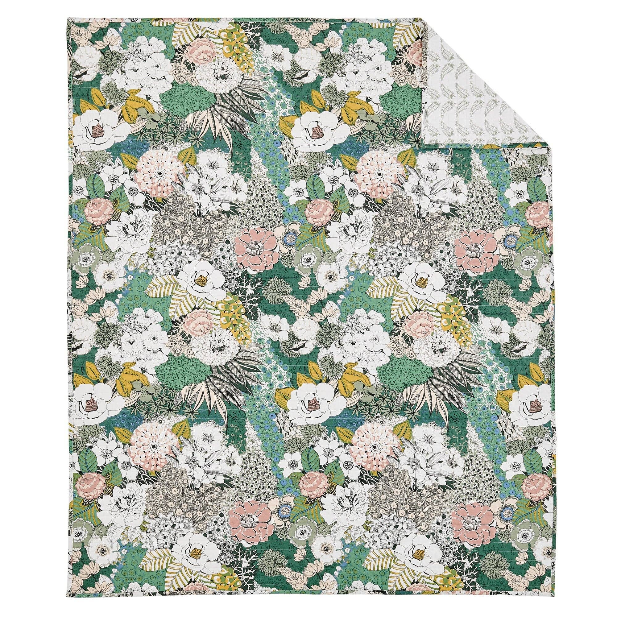 Levtex Home - Wholesale Throw Blanket - Bettina Floral Quilted Throw3