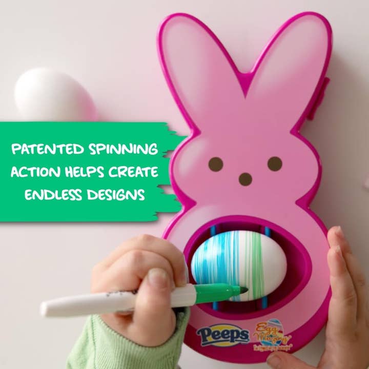 Hey Buddy Hey Pal - Wholesale DIY Craft Kit - Kids - Eggmazing Egg Decorator - Pink Peeps Bunny - Easter Gift