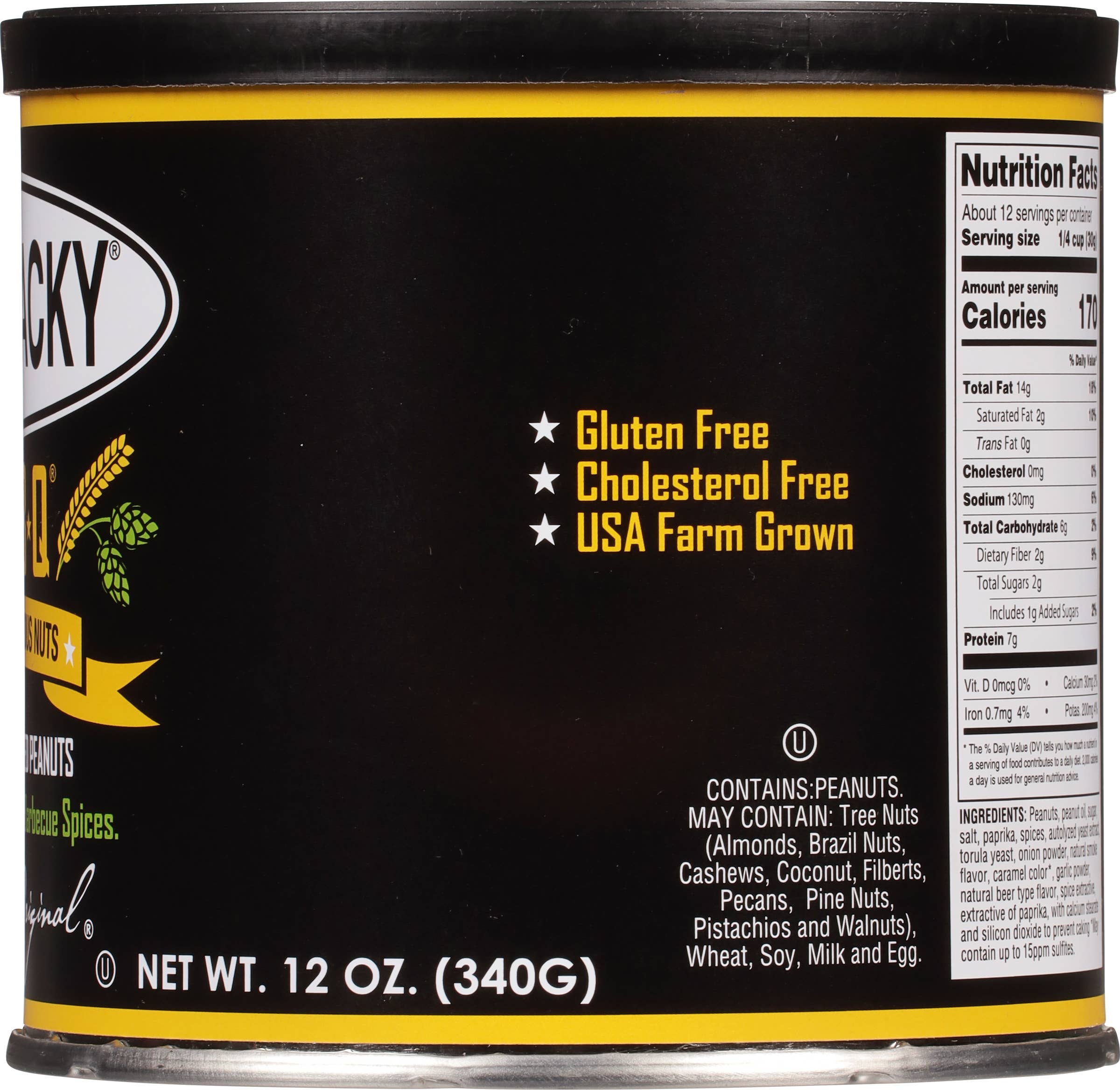 Cackalacky® - Wholesale Nuts - Cackalacky® Beer-B-Q® Seasoned Peanuts (12 oz)3