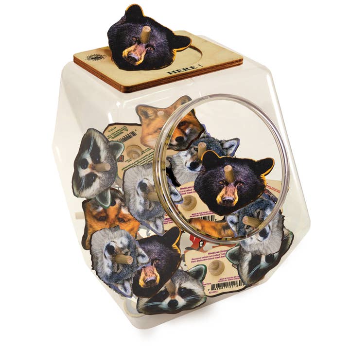 Channel Craft - Wholesale Retailer Display - Kids & Baby - Woodland Spinner Display Jar Only (Holds 48)