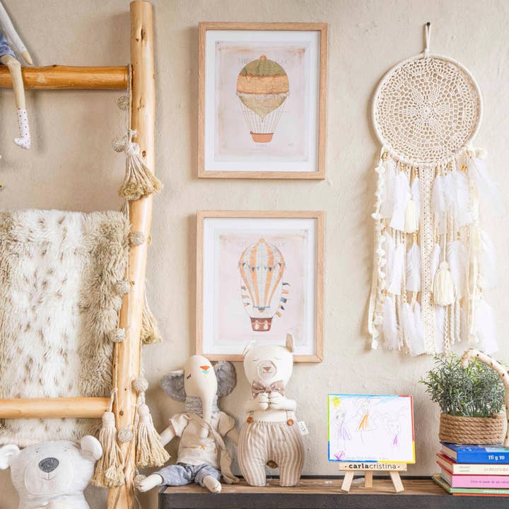 Cream Dreamcatcher for Kids, Nursery Decor, Wall Hanging for wholesale by MANIK