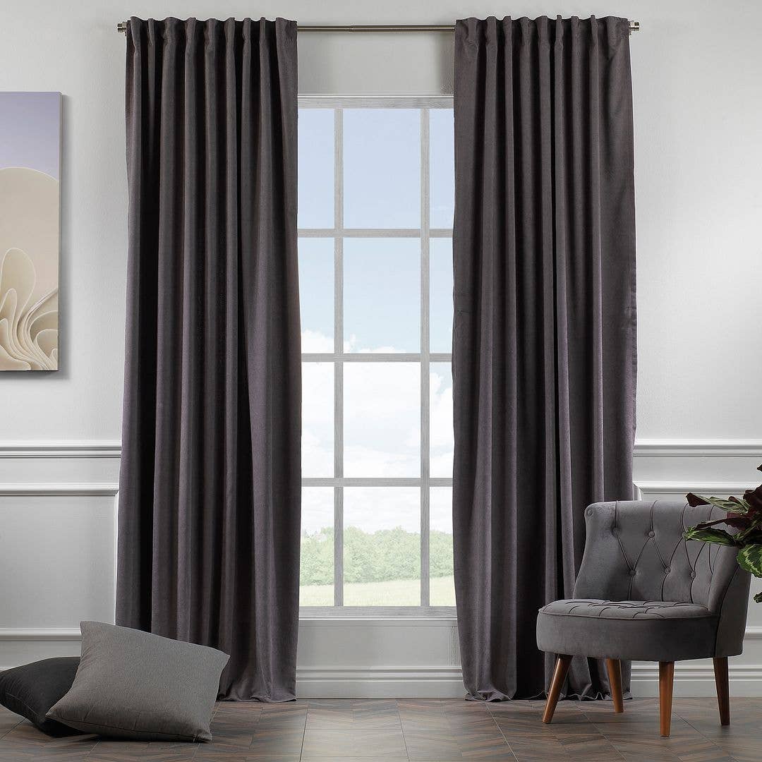 Bes Home Design - Wholesale Curtain - 100" Wide & Extra Long Matte Decorative Custom Size Curtain16