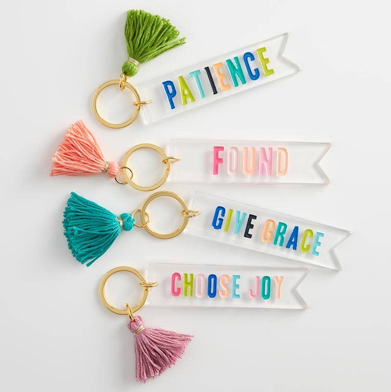 Faithworks by Creative Brands - Wholesale Keychain - Women's - Acrylic Keytag - GIVE GRACE2