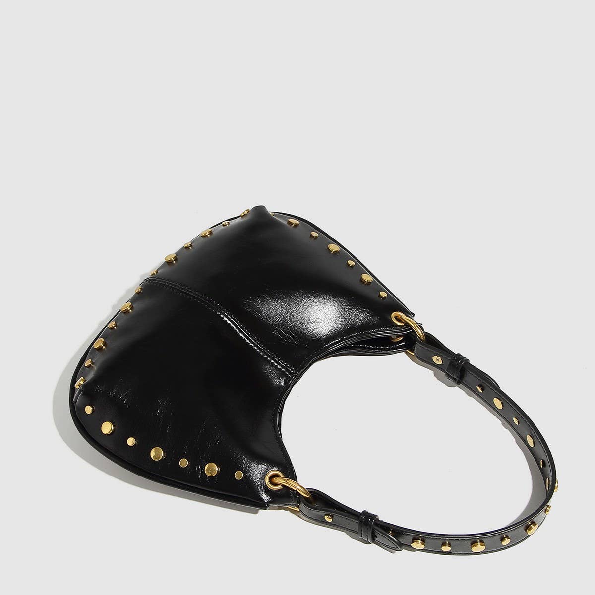 ACCITY - Wholesale Shoulder Bag - Women's - Trendy Studded Boston Shoulder & Handbag_CWAB57134