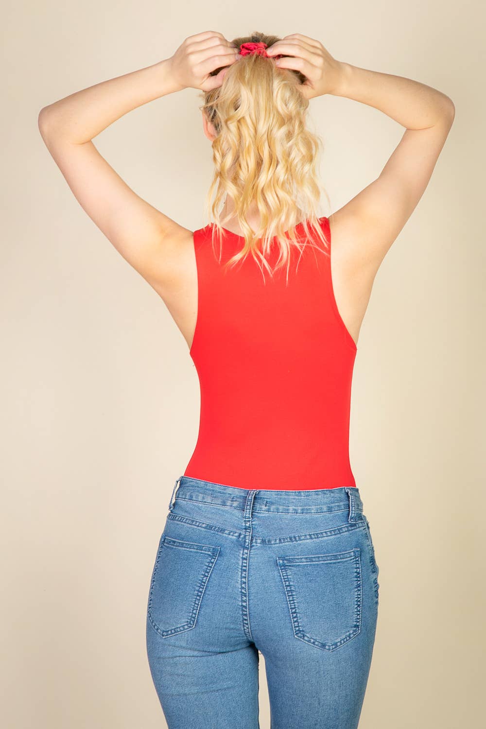 CAPELLA APPAREL - Vente Body – femme - Body débardeur uni décontracté5