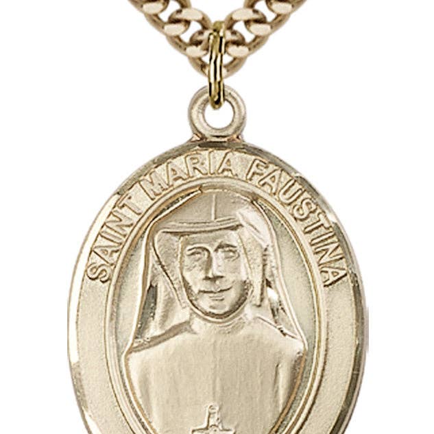 Tony’s Jewelry - Wholesale Pendant/Charm Necklace - Saint Maria Faustina Pendant0