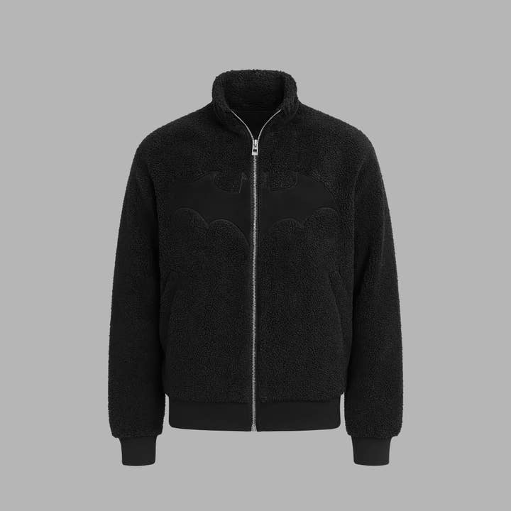 Batman x Blvck Bold Fleece Jacket for wholesale by Blvck Paris