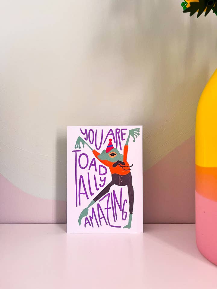 Toadally amazing greeting cards, bundle, Manchester for wholesale by Blümeli Shop