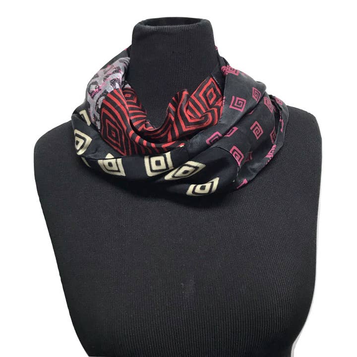 Infinity halsduk - stålgrå godis för wholesale av Harshita's Designs