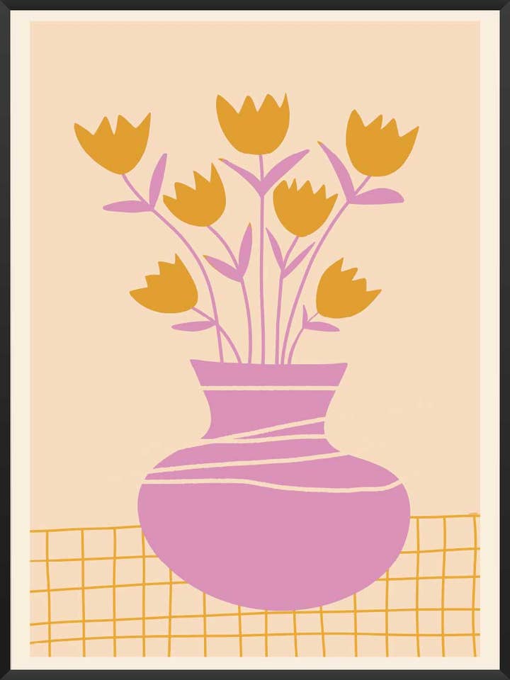 Nature morte de mousson avec fleurs pour la vente par Project Nord