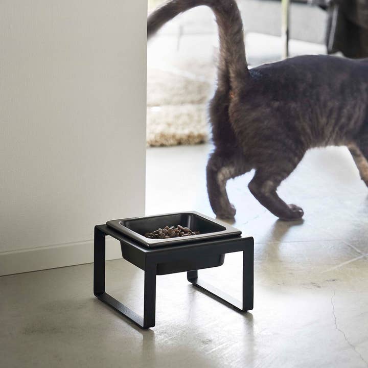 Yamazaki Home - Wholesale Pet Bowl - Cat/Dog - Single Pet Food Bowl - Two Styles - Steel + Ceramic17