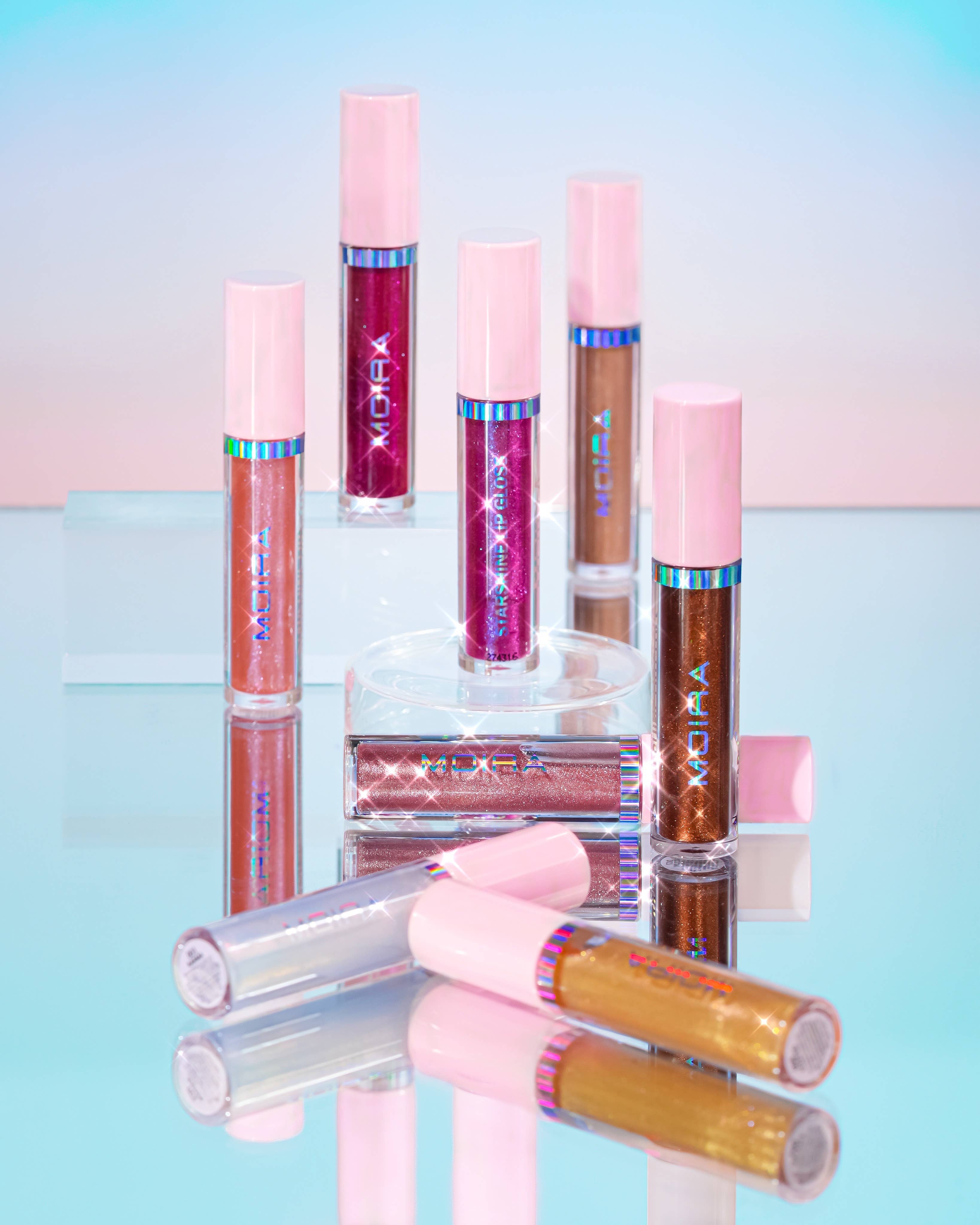 Moira Cosmetics - Wholesale Retailer Display - Beauty & Wellness - Moira Makeup Display Starshine Lip Gloss Set 32pc4